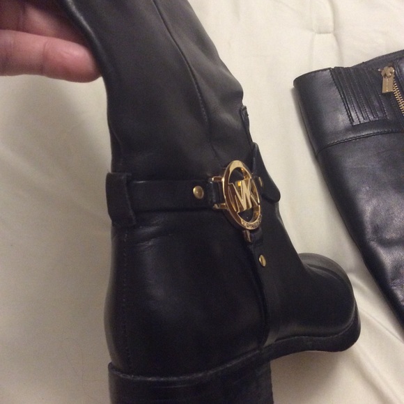 Michael Kor black leather boots - Picture 7 of 10